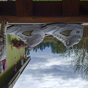 Jordan 5 metallic white retro kids shoes